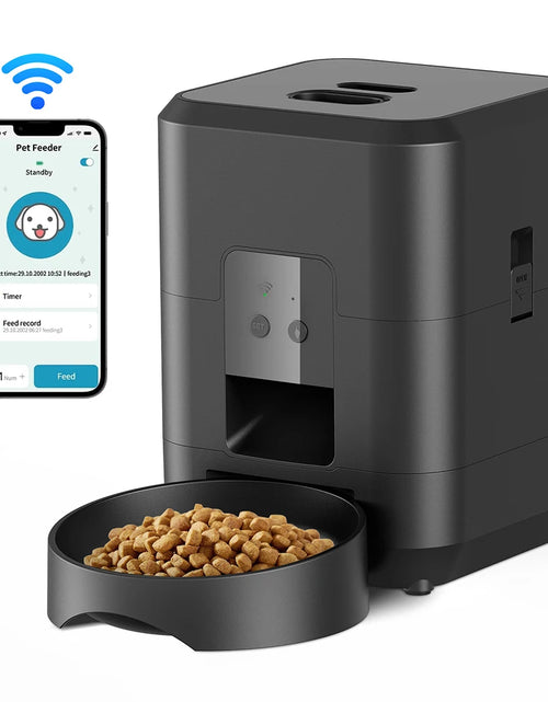 Load image into Gallery viewer, 2L Cat Timing Feeder Tuya APP Smart Cat Feeder Pet Dog Food Automatic Dispenser Suitable for Small Cats and Dogs Remote Feeding
