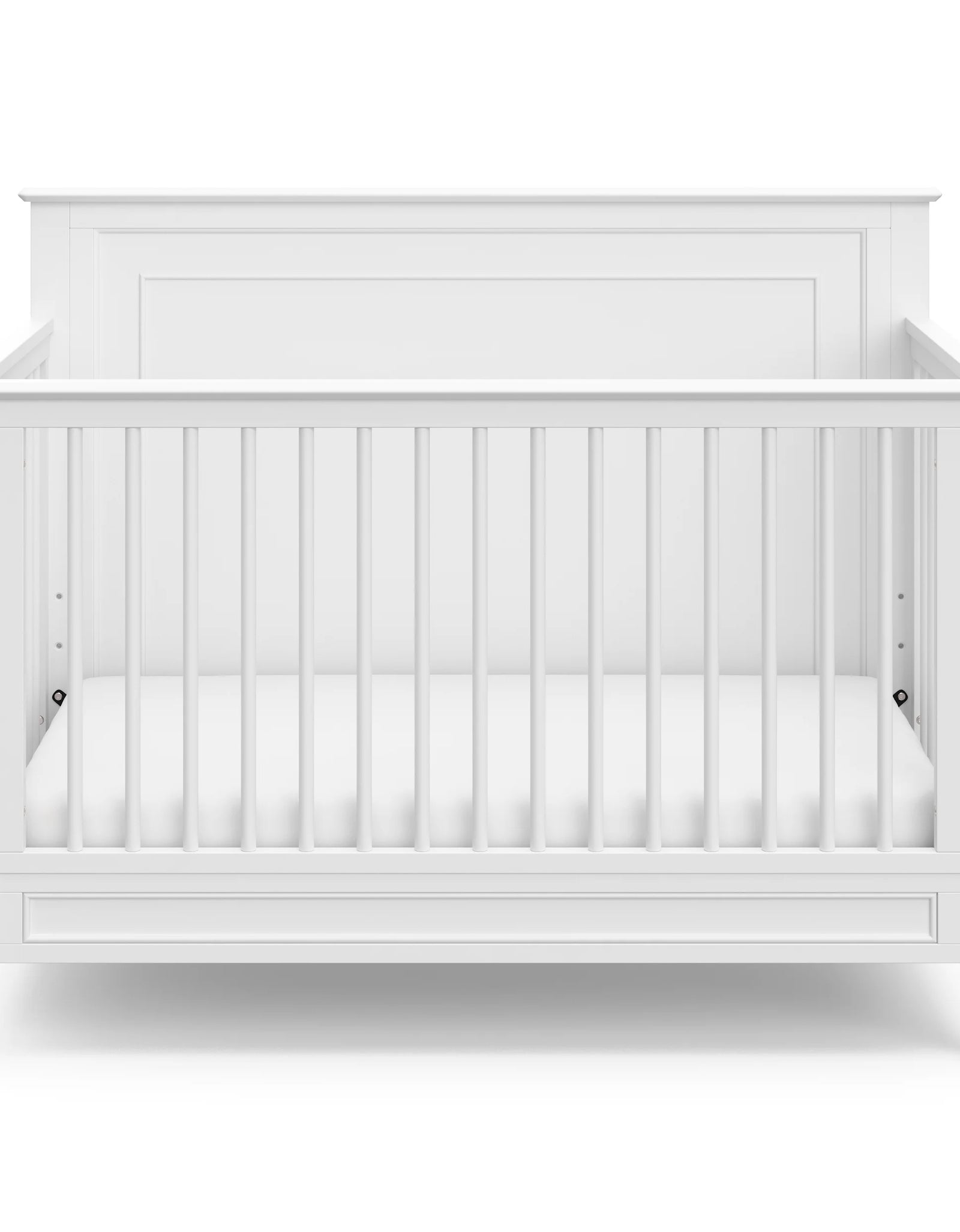 Solstice 5-In-1 Convertible Baby Crib, White