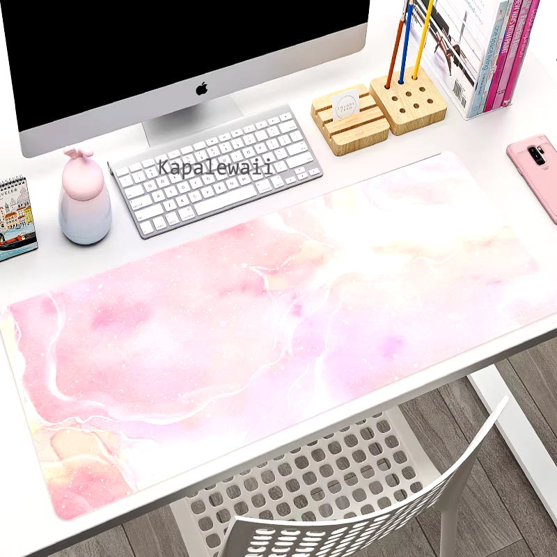 Anime Mouse Pad Gamer Computer Mouse Pad Large Mousepad Pink Pad Keyboards Mouse Carpet Gaming Accessories Desk Mause