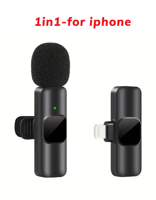 Load image into Gallery viewer, Professional Wireless Lavalier Microphone Perfect for Interviews Podcasts,Vlogs Videos for Iphone&amp;Ipad-For Android,Ios and 3.5Mm
