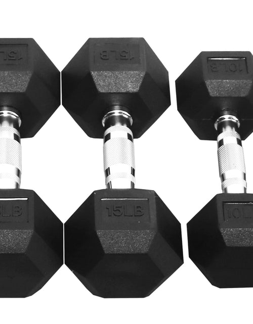 Load image into Gallery viewer, 100 LB Dumbbell Set, Pairs of 5 Lb, 10 Lb, 15 Lb and 20 Lb
