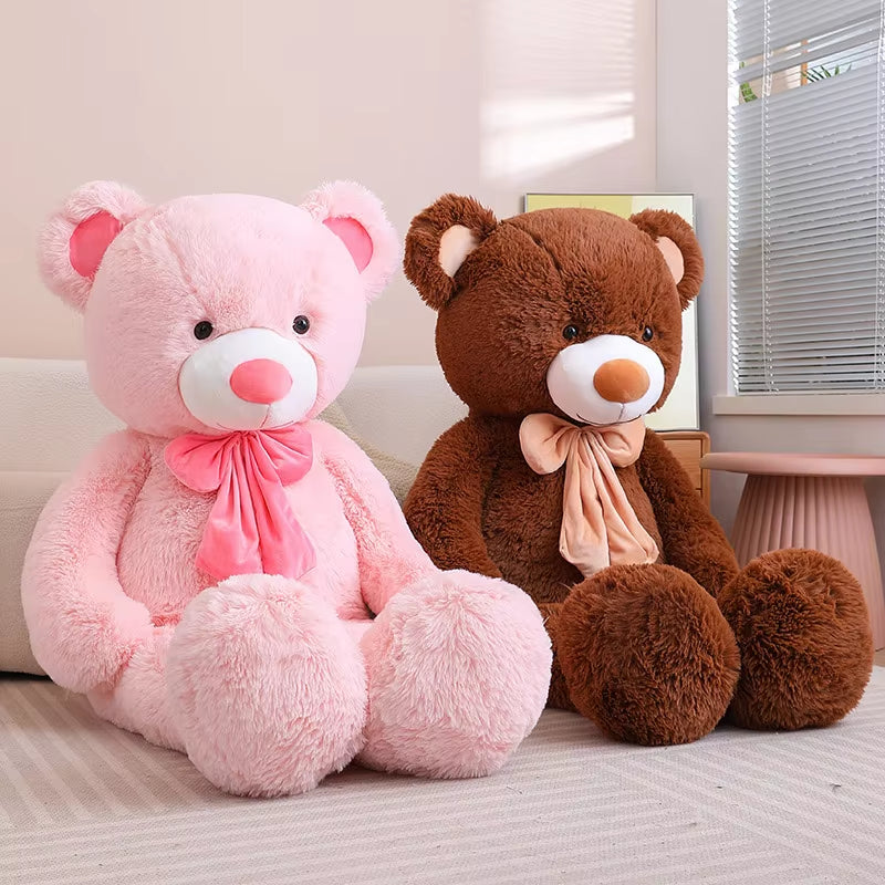 80/100Cm Big Size Teddy Bear Plush Toy Giant Stuffed Animals Birthday Valentines Day Gift Soft Pillow Dolls Grilfriend Girl