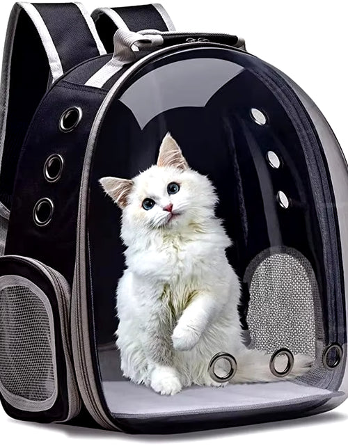 Load image into Gallery viewer, Cat Pet Carrier Backpack Transparent Capsule Bubble Pet Backpack Small Animal Puppy Kitty Bird Breathable Pet Carrier for Travel
