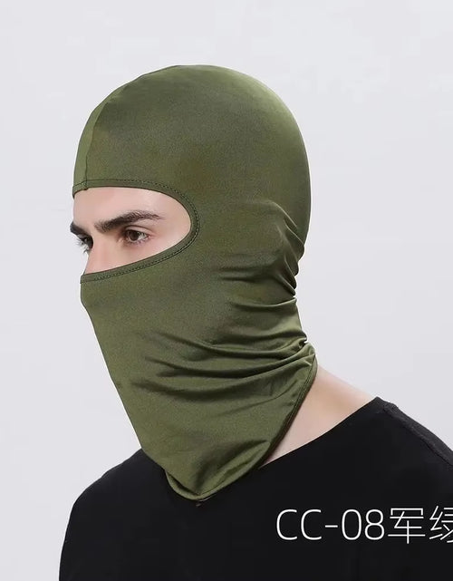 Load image into Gallery viewer, Balaclava Motorcycle Face Mask Moto Helmet Bandana Hood Ski Neck Full Face Mask Windproof Dustproof Face Shield Men&#39;S Biker Mask
