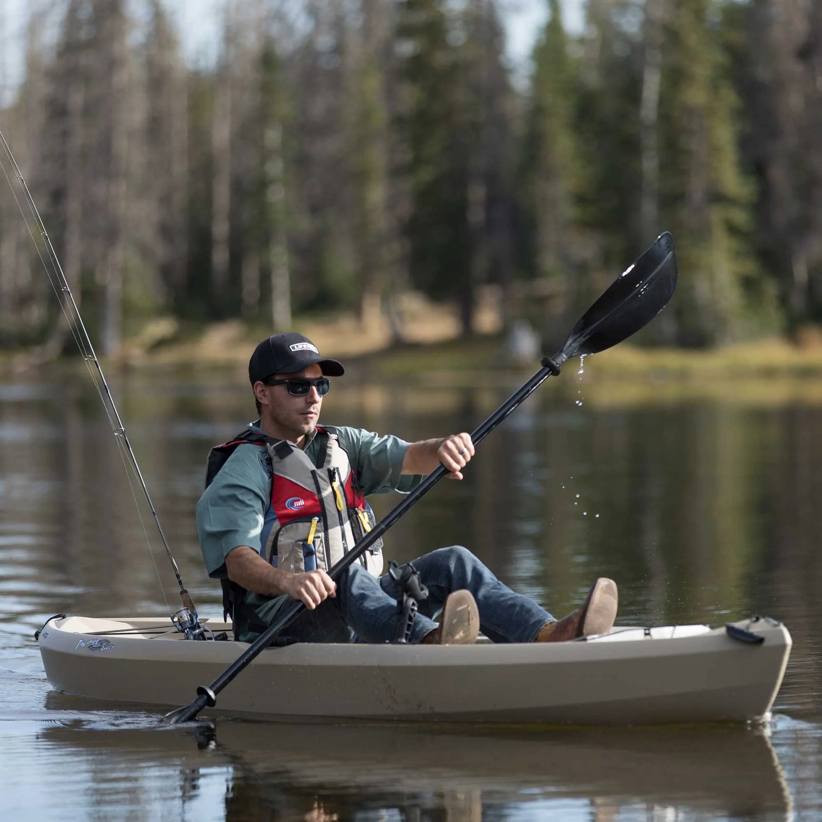 Tamarack Angler 10 Ft Fishing Kayak (Paddle Included), 90508