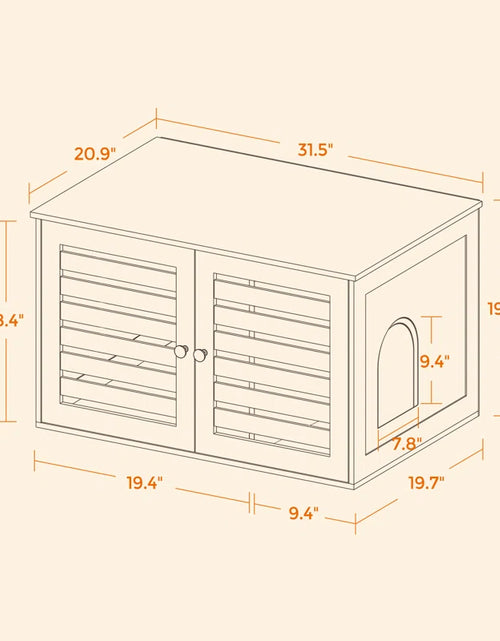 Load image into Gallery viewer, Linkwood Cat Litter Box Enclosure
