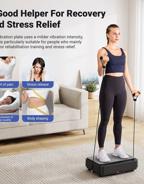 Load image into Gallery viewer, Vibration Plate Exercise Machine Mini for Lymphatic Drainage Whole Body Shaker Weight Loss for Women Men Seniors
