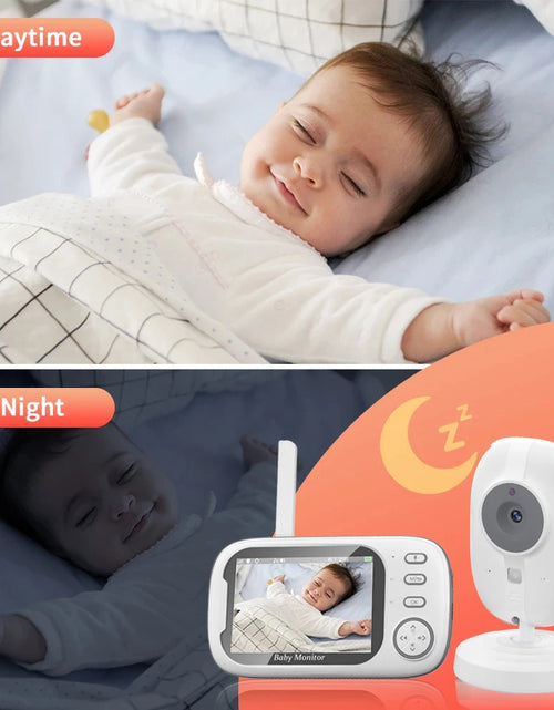 Load image into Gallery viewer, New 3.5 Inch Wireless Video Baby Monitor Night Vision Temperature Monitoring 2 Way Audio Talk Baby Nanny Security Camera
