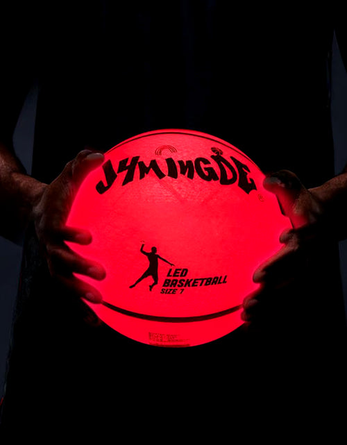 Load image into Gallery viewer, Light up Basketball High Brightness LED Growing Rubber Basketball for Training Freestyle Performances
