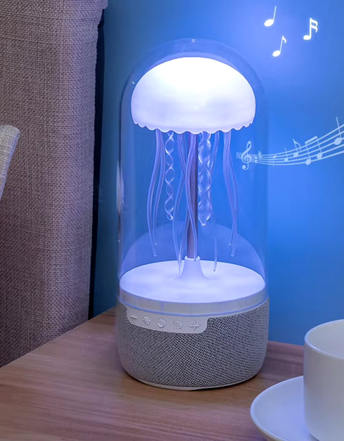 Load image into Gallery viewer, Creative Colorful Jellyfish Lamp with Bluetooth-Compatible Speaker Hifi Stereo Jellyfish Night Light 1800Mah LED Jellyfish Light
