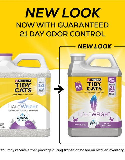 Load image into Gallery viewer, Purina  Lightweight Clumping Cat Litter, Low Dust, 24/7 Odor Control, 8.5 Lb. Jug
