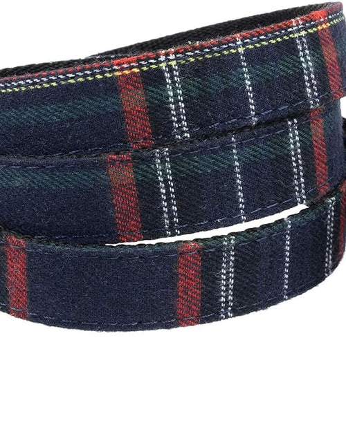 Load image into Gallery viewer, Scottish Tartan Bowtie Dog Collar &amp; Leash Set with Detachable Bow Tie for Girl or Boy Dogs Comfortable Plaid Pattern, Fully Adjustable, Great Pet Gift
