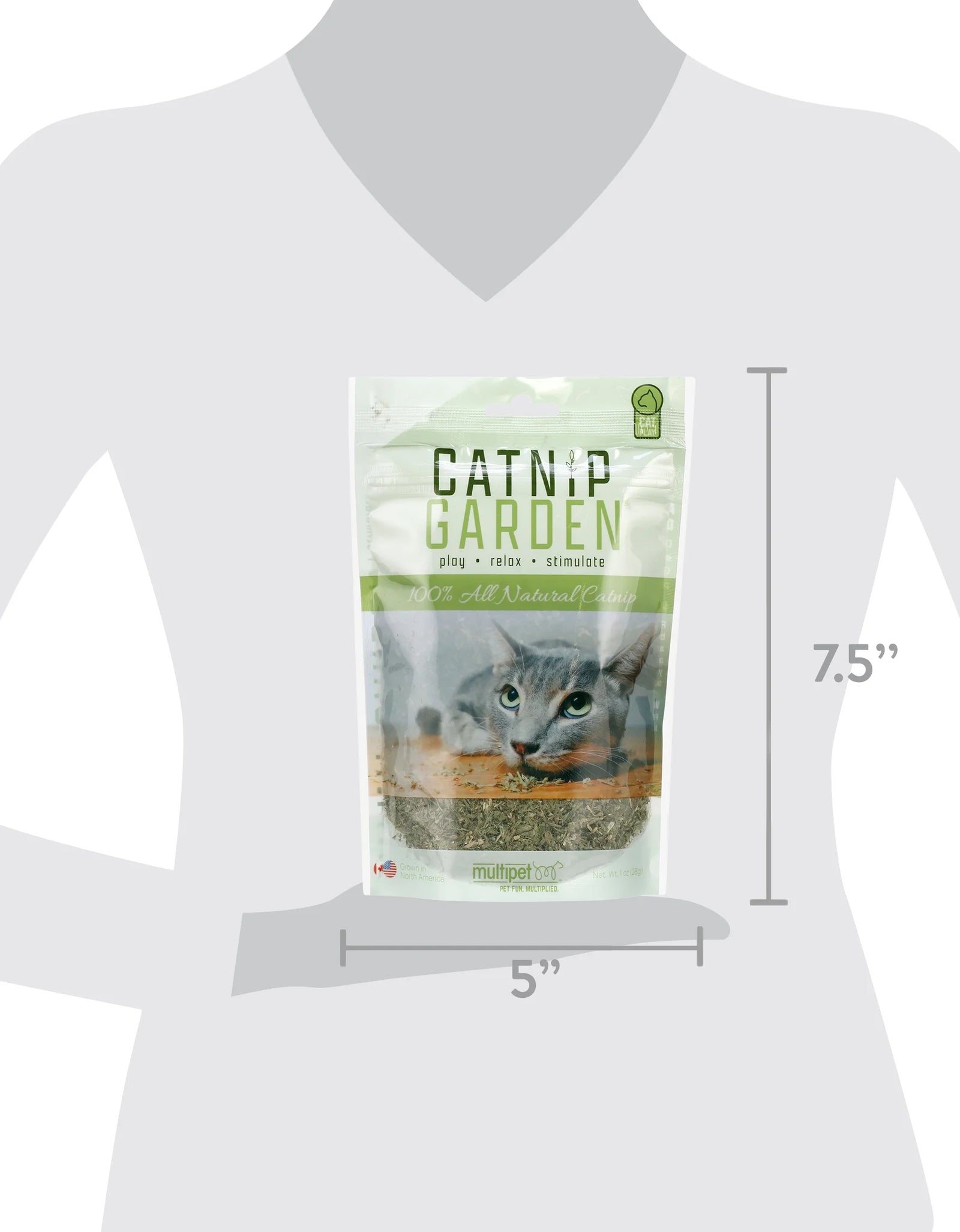 Catnip Garden All Natural Loose Catnip Bag, 1 Ounce