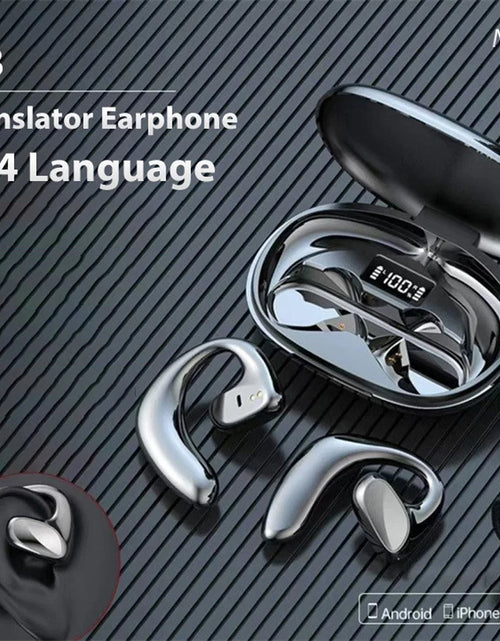 Load image into Gallery viewer, M8 Translation Headphones 144 Languages Instant Translate Smart Voice Translator Wireless Bluetooth Translator Earphone
