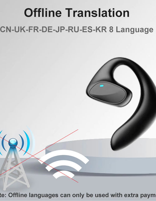 Load image into Gallery viewer, M8 Language Translator Earbuds Smart 144 Languages High Accuracy Wireless Bluetooth Two Way Translator Device
