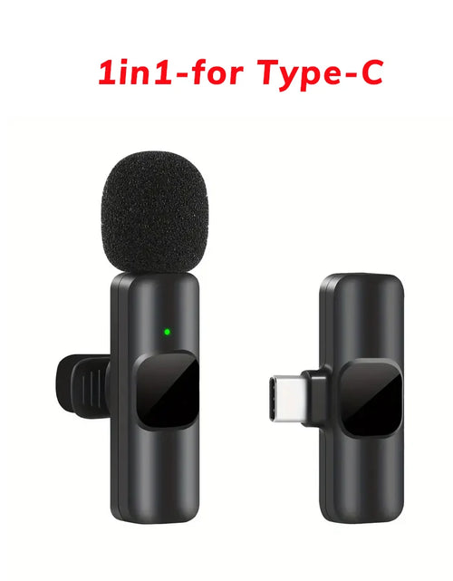 Load image into Gallery viewer, Professional Wireless Lavalier Microphone Perfect for Interviews Podcasts,Vlogs Videos for Iphone&amp;Ipad-For Android,Ios and 3.5Mm
