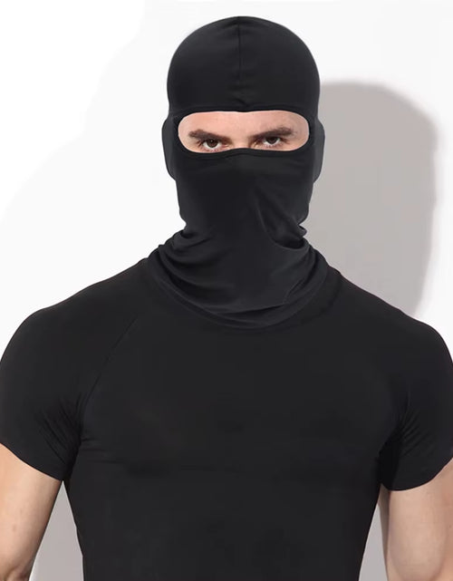 Load image into Gallery viewer, Balaclava Motorcycle Face Mask Moto Helmet Bandana Hood Ski Neck Full Face Mask Windproof Dustproof Face Shield Men&#39;S Biker Mask
