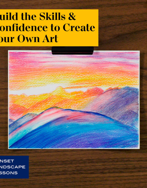 Load image into Gallery viewer, TECHNIQUE Sunset Drawing Art Set, Digital Lessons, Level 2
