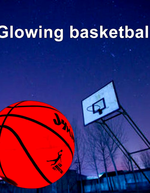 Load image into Gallery viewer, Light up Basketball High Brightness LED Growing Rubber Basketball for Training Freestyle Performances
