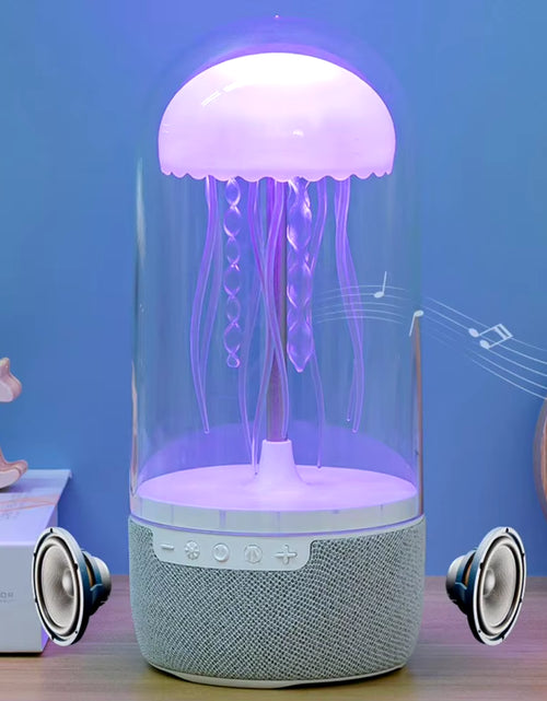 Load image into Gallery viewer, Creative Colorful Jellyfish Lamp with Bluetooth-Compatible Speaker Hifi Stereo Jellyfish Night Light 1800Mah LED Jellyfish Light
