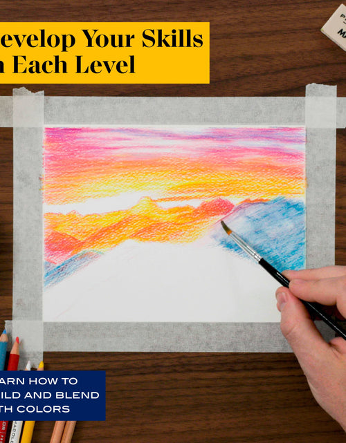 Load image into Gallery viewer, TECHNIQUE Sunset Drawing Art Set, Digital Lessons, Level 2
