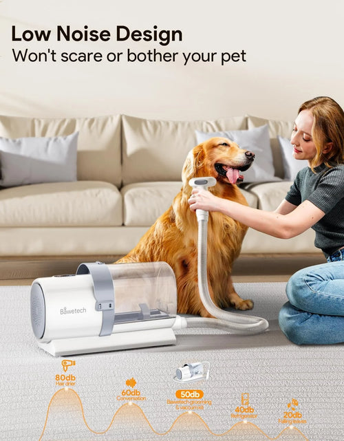 Load image into Gallery viewer, Dog Grooming Kit &amp; Vacuum, Suction 99% Pet Hair, 2.5L Large Capacity Dust Cup, 5 Pet Grooming Tools, Low Noise Dog Hair Remover Pet Grooming Supplies for Dogs Cats
