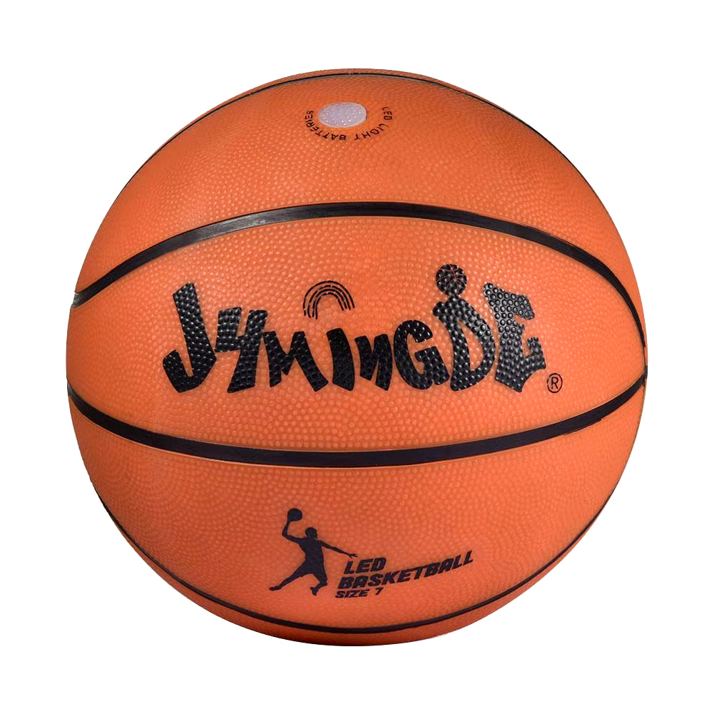 Light up Basketball High Brightness LED Growing Rubber Basketball for Training Freestyle Performances