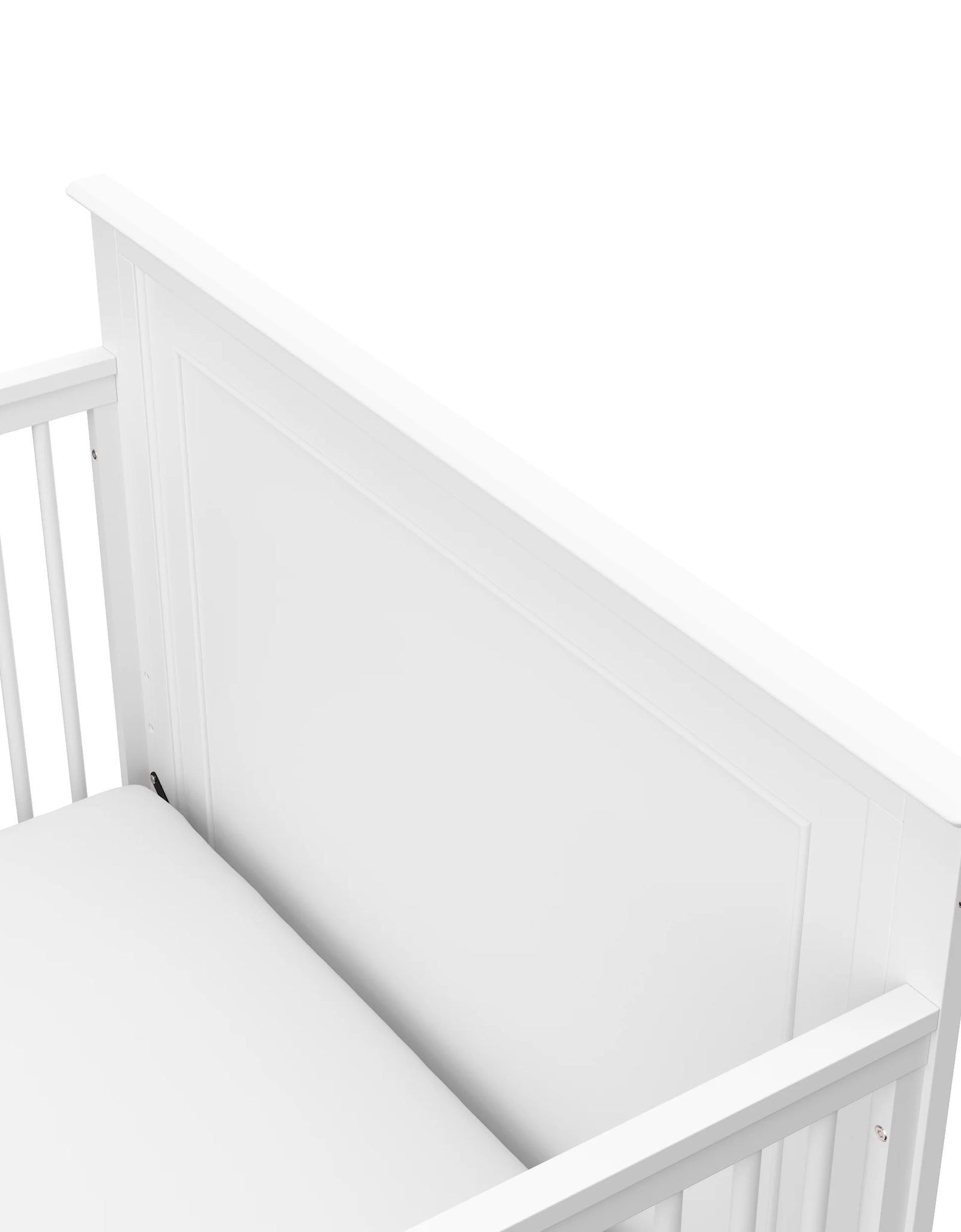 Solstice 5-In-1 Convertible Baby Crib, White