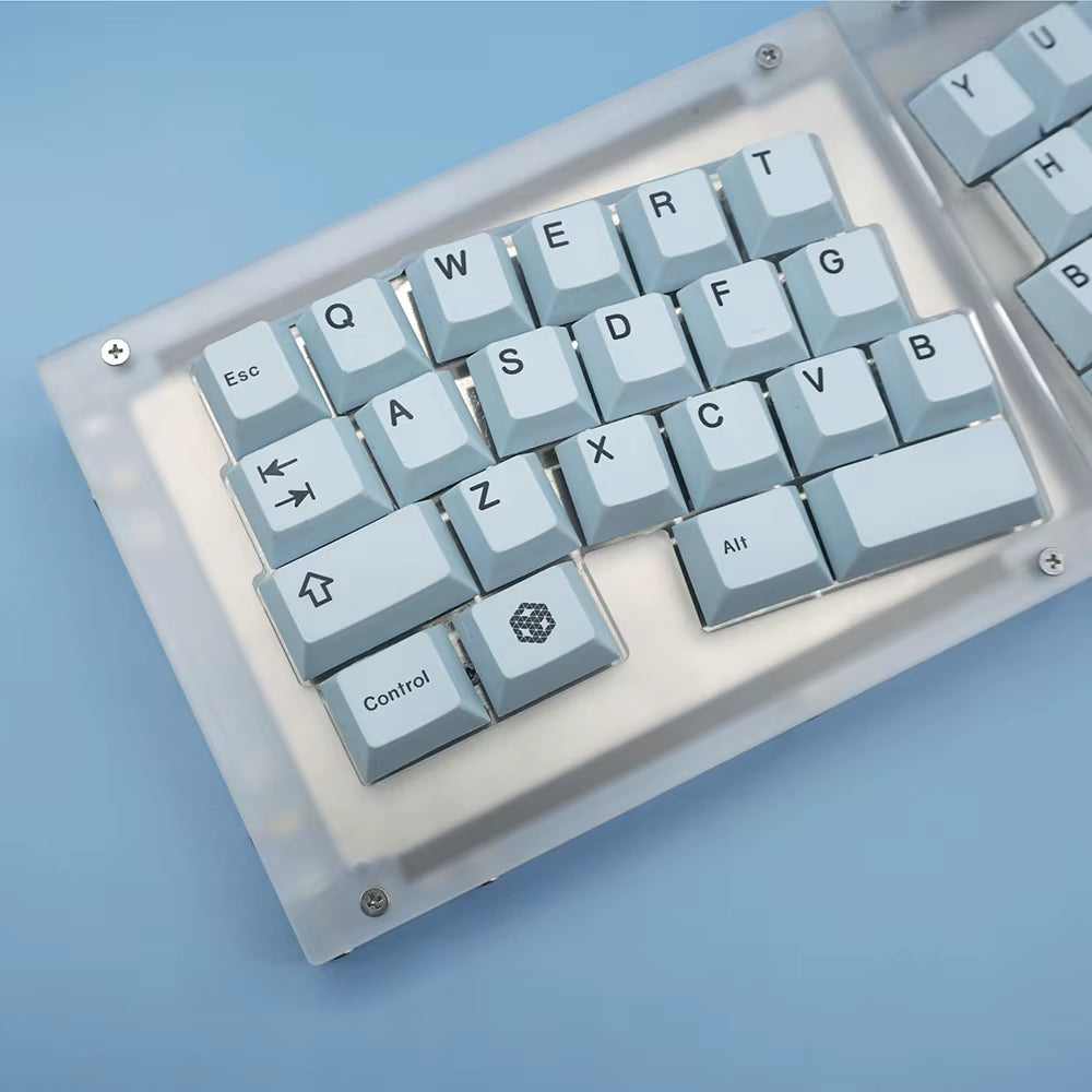 Libra Mini 40% Acrylic Keyboard Kit Ergonomics Keyboard Case Alice Customized Keyboard Case