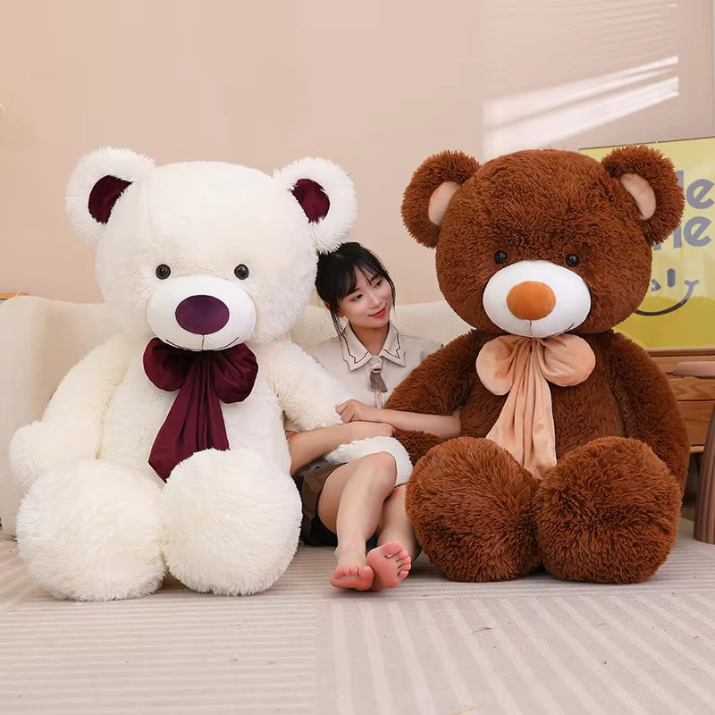 80/100Cm Big Size Teddy Bear Plush Toy Giant Stuffed Animals Birthday Valentines Day Gift Soft Pillow Dolls Grilfriend Girl