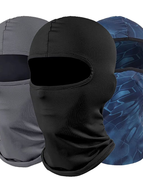 Load image into Gallery viewer, Balaclava Motorcycle Face Mask Moto Helmet Bandana Hood Ski Neck Full Face Mask Windproof Dustproof Face Shield Men&#39;S Biker Mask
