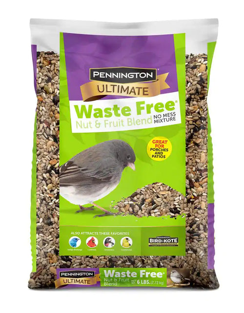 Load image into Gallery viewer, Ultimate 6 Lb. Waste Free Nut and Fruit Bird Seed Food Blend
