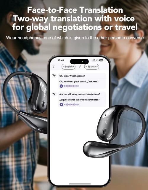 Load image into Gallery viewer, M95 Intelligent Wireless Headphones Face-To-Face Translation Bluetooth Earphones Wireless Earbuds Low Latency Headphones
