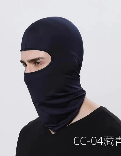 Load image into Gallery viewer, Balaclava Motorcycle Face Mask Moto Helmet Bandana Hood Ski Neck Full Face Mask Windproof Dustproof Face Shield Men&#39;S Biker Mask
