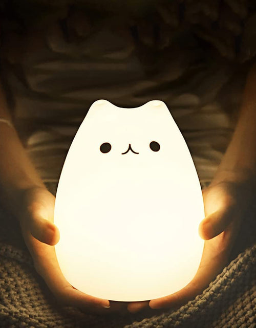 Load image into Gallery viewer, Magical Cat Lamp - Adorable Remote-Controlled Kawaii Night Light for Kids, Rechargeable &amp; Safe for Baby Girls
